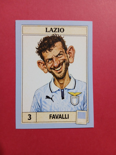 Figurina caricatura calciatori - figurina,