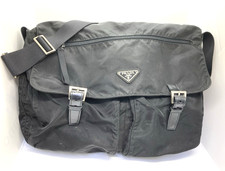 borsa messenger PRADA nylon usata borsa a tracolla bianca etichetta n.148...
