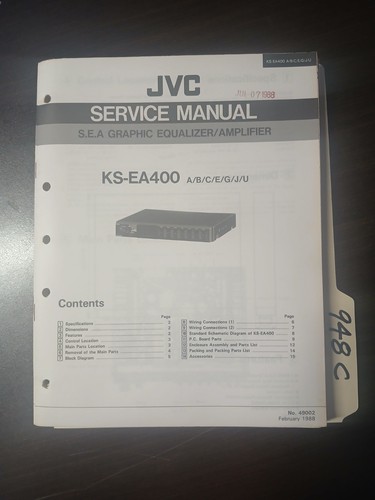 Jvc ea400 manuale - ks-ea400,