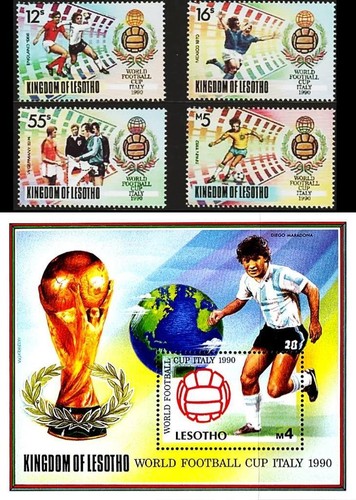 Lesotho 1989 football - lesotho,