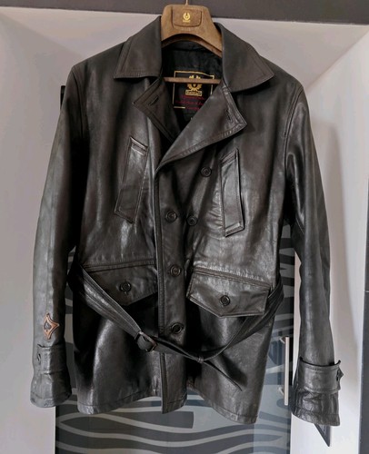 Belstaff aviator parka leather - aviator,