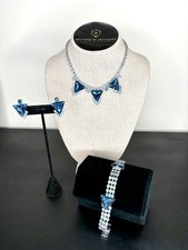 Set Parure Cristallo Blu