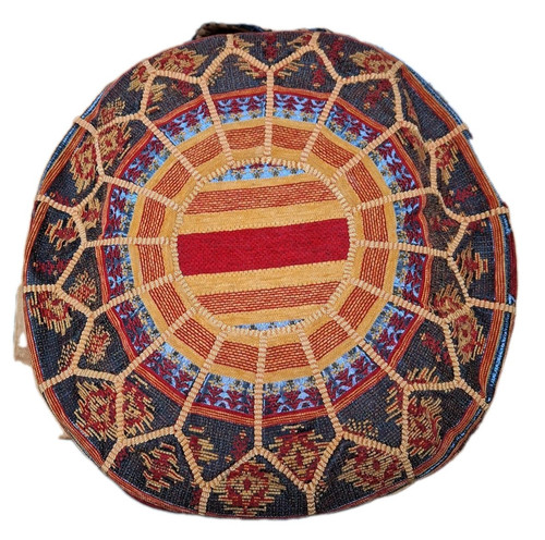 Pouf kilim marocchino tessuto - pouf,
