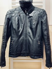 GIUBBOTTO BIKER DONNA “DUCATI” VERA PELLE TG 40 COME NUOVO