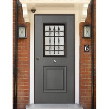 Portone Blindato con Vetro per