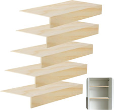 5 Pezzi Copri Mensole in Legno