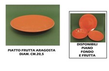 PIATTO CERAMICA FRUTTA CM.20