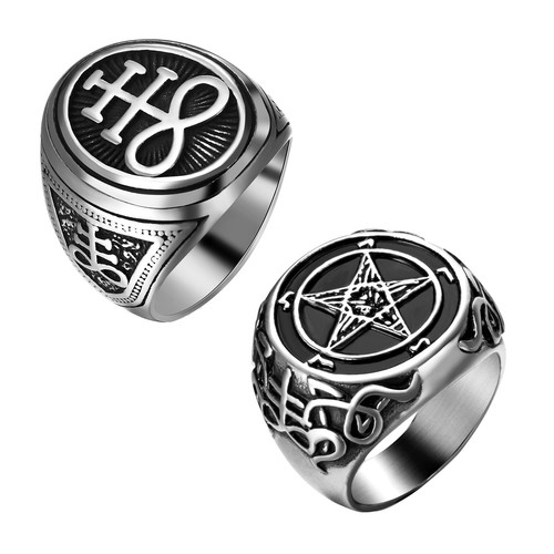 2pz anello baphomet - 2pz,