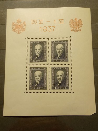 Polska blok 1937 ignacy - blok,