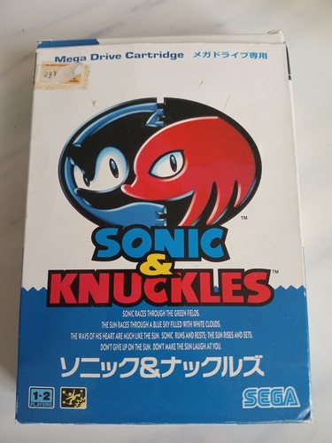 Sonic knuckles sega mega - sonic, &