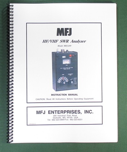 Mfj 209 swr - mfj,