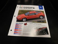 1996+ Fiat Coupe Spec Sheet