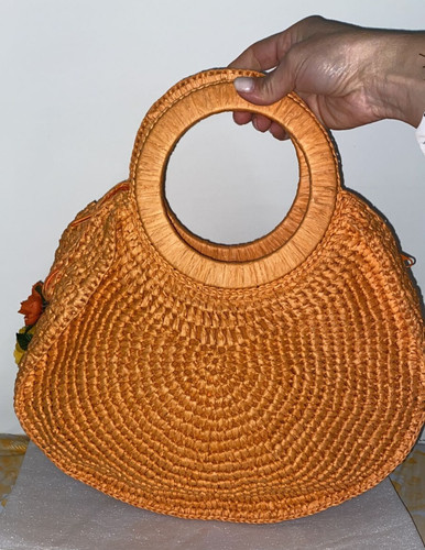 Borsa paglia intrecciata - di,