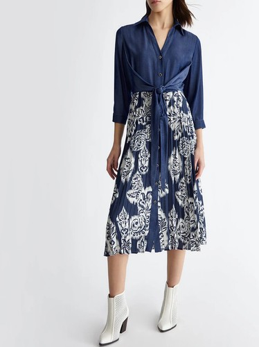 Abito chemisier denim liu - in,