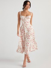 Abito sole vintage floreale - vintage,