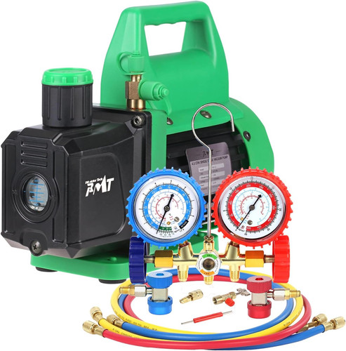 Vacuum pump gauge set 4 - pump, set,