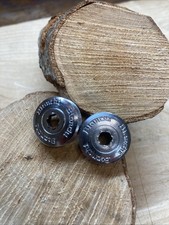 TAPPI PARAPOLVERE PEDIVELLE BIANCHI DUST COVERS CRANKSET Rare