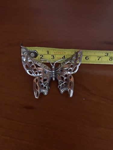 Farfalla miniatura argento - farfalla,