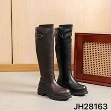 Stivale donna ecopelle marrone