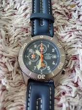 Orologio Chrono Unisex 36mm  M&M Primo Emporio 21-68 in acciaio e pelle vintage