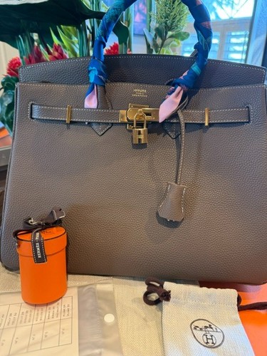 Hermes birkin etoupe - hermes, 35