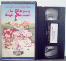 Vhs La Fattoria Degli Animali Film Animazione Eagle Home Videocassetta (V23)