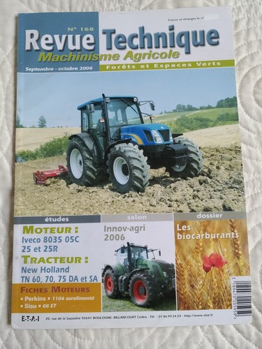 Revue technique tracteur new - tracteur,