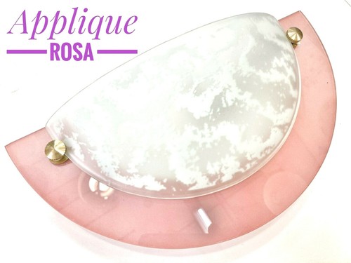 Applique rosa lampada da - applique,