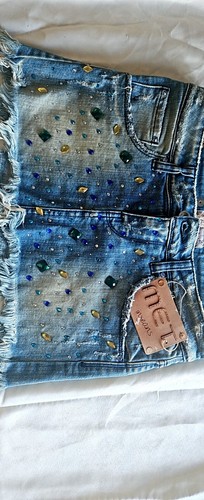 Gonna jeans met - jeans,