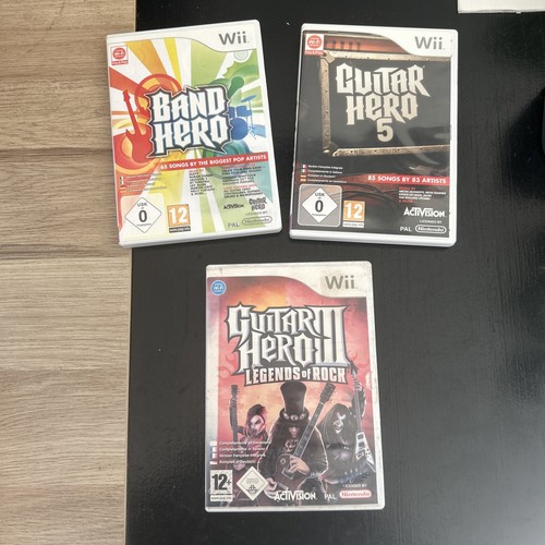 Nintendo wii lot jeux guitar - wii,