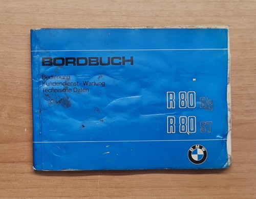 Bmw r80gs r80st libretto - bmw,