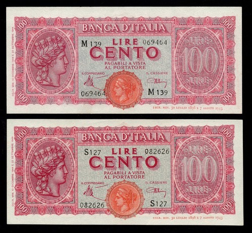 Italy lire 100 per fds - 1, unc