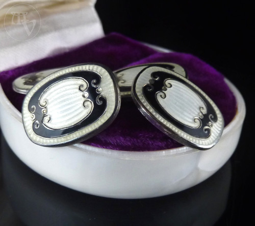 1920 gemelli smaltati art - gemelli,