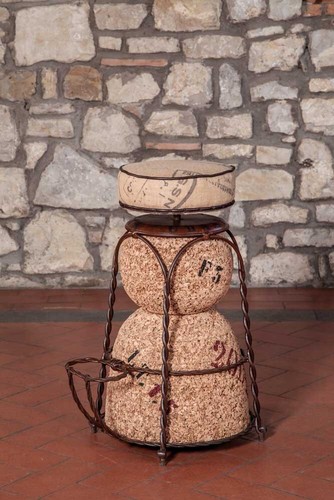 Sgabello champagne regolabile - sgabello,