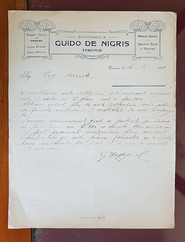 Lettera intestata drogheria - intestata,