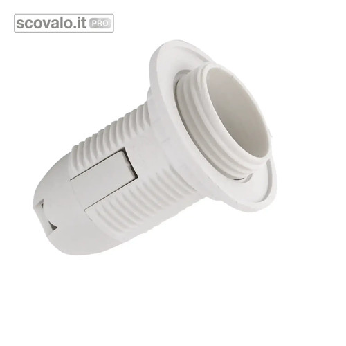 Portalampada e14 bianco con - e14,