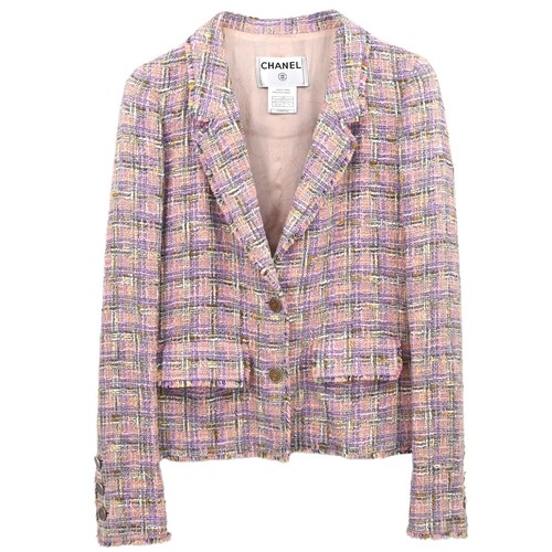 Giacca chanel monopetto tweed - giacca,