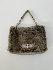 GUESS Bag Handbag Crossbody Shoulder Bag Faux Leather & Fur Guess Logo Last One