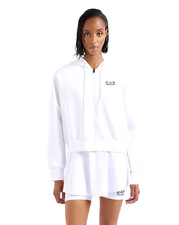 EMPORIO ARMANI EA7 7W000207 AF12116 WOMAN JERSEY SWEATSHIRT FELPA CAPPUCCIO