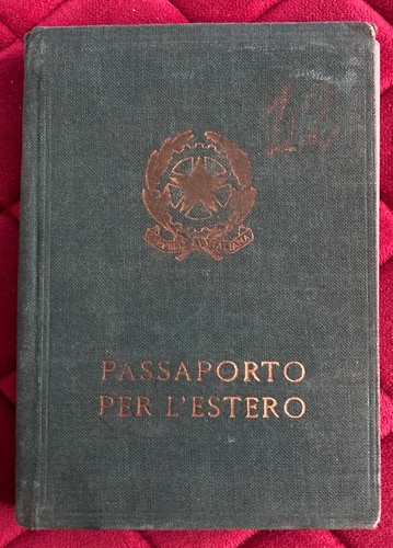 Passaporto vintage 1951 - vintage, uso