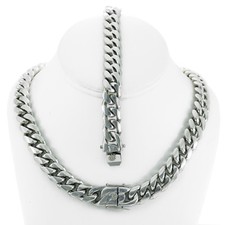 Bracciale maglia cubana - , miami