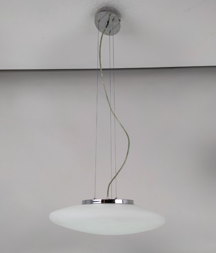 Lampadario disco vetro - disco,