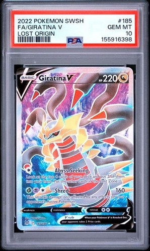 Psa giratina 185 lost - psa,