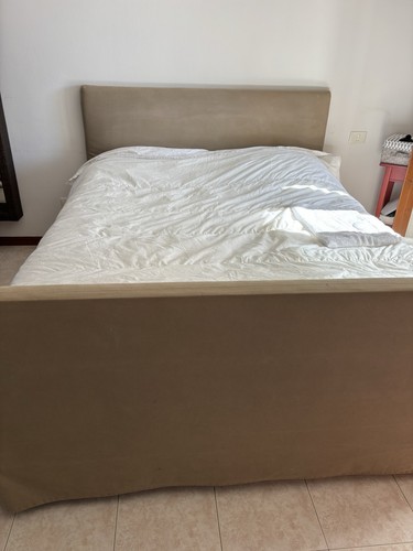 Letto matrimoniale con rete - letto,