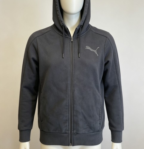 Felpa puma zip cappuccio uomo - puma,