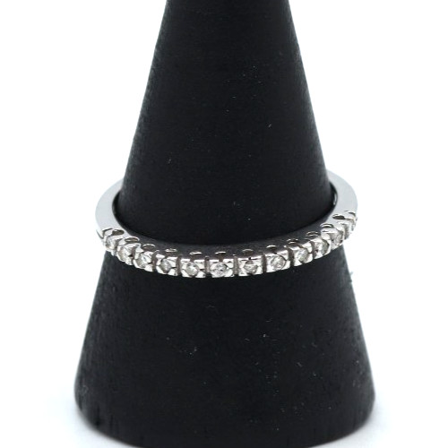Anello veretta diamanti