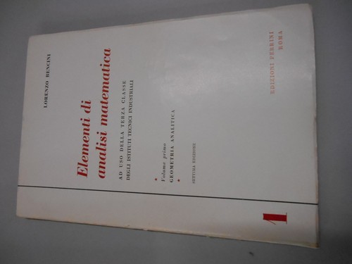 Elementi analisi matematica - analisi,