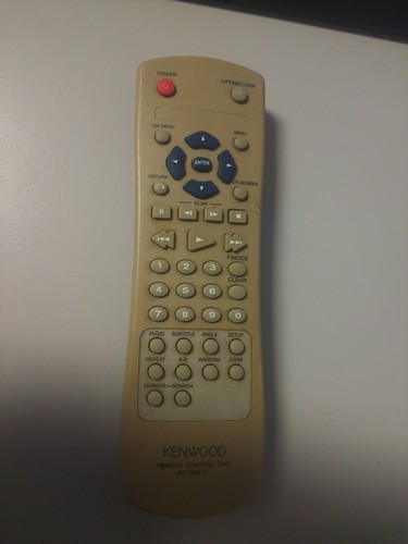 Kenwood d0313 dvd remote - kenwood, rc-d0313