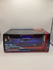 Scatola aperta! 1965 CHEVY MALIBU SS PRO RODZ PRO TOURING 1/24 MAISTO blu raro!