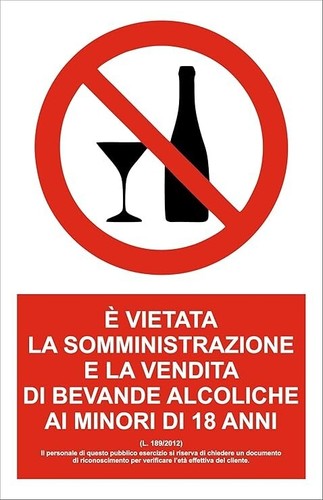 Cartello segnaletico vietati - cartello,